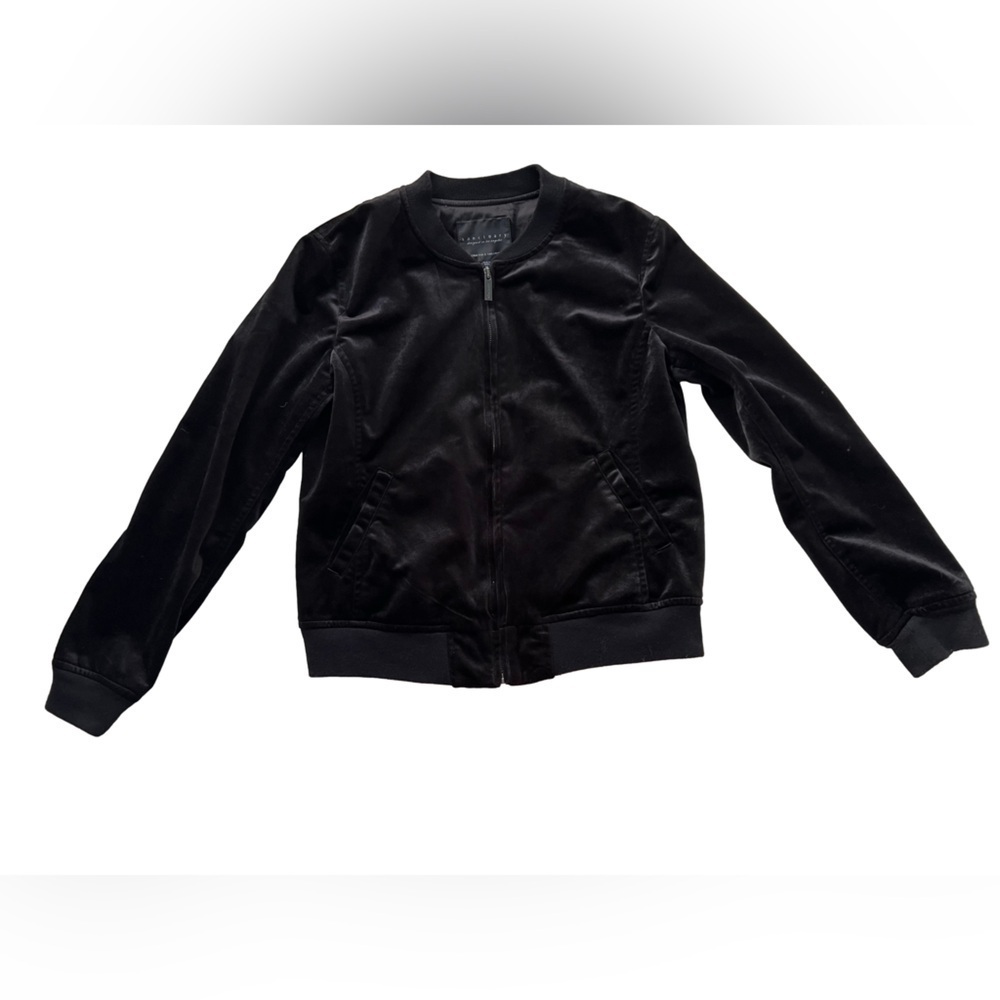 Sanctuary Black Velvet Jacket Size Medium